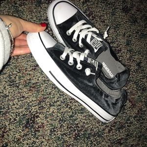 Suede blue/grey converse